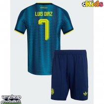 Colombia Luis Diaz #7 Replica Away Minikit World Cup 2026 Short Sleeve (+ pants)
